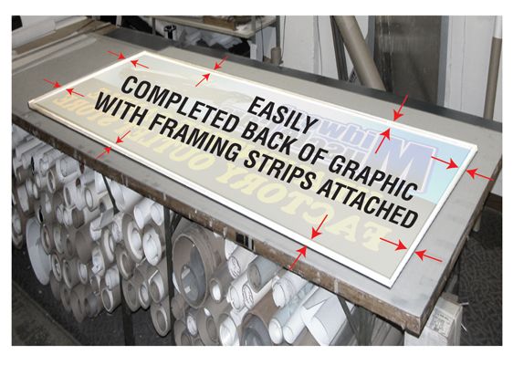 Replacement Backlit Lightbox Sign Panel Graphic 36x48  