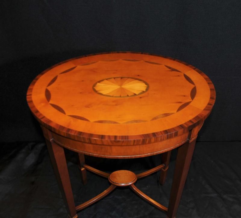 Pair Regency Walnut Side Tables Occasional Table Furniture  