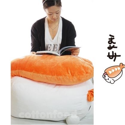 JAPAN SUSHI PILLOW VARIOUS FOOD CUSHION TOY PLUSH DOLL / FREE SHIP / X 