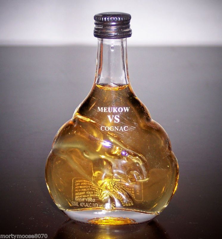 MEUKOW VS COGNAC 50ML MINIATURE COLLECTIBLE BOTTLE  