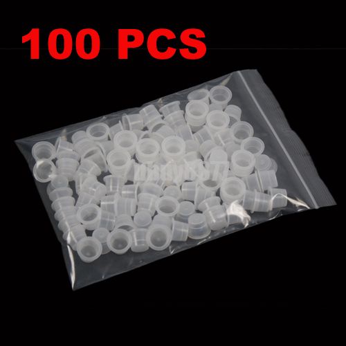 300 Ink Caps Small Plastic Cups Tattoo Supplies #16  