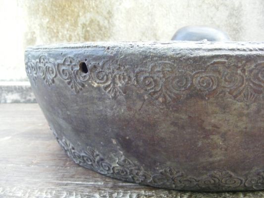 VINTAGE ~ ANTIQUE Malay GONG ~ Brass musical Drum Music  