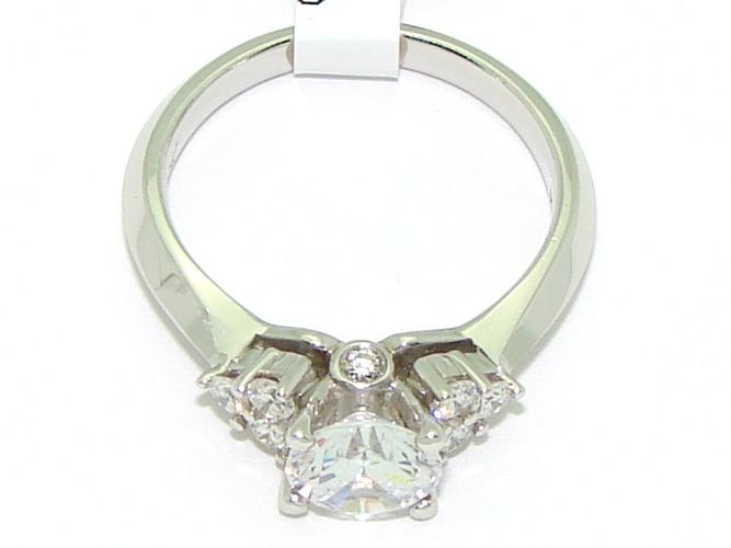 New Platinum Scott Kay Diamond Engagement Ring M1230  