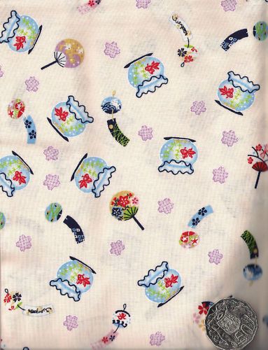 Yard Kona Bay Japanese Items Cotton Quilting Fabric  