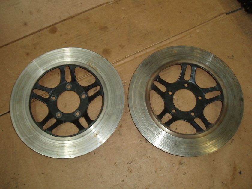   CB 750 C front brake rotors left & right 5.03 & 4.75mm thick K F SC