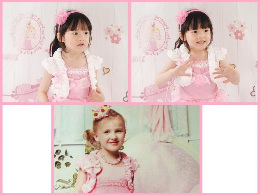   Fantacy Full Of Rosette Satin Bow Shrug Vest 2 Colors Available  