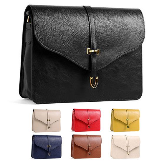 Belt Flap Satchel Shoulder Bag