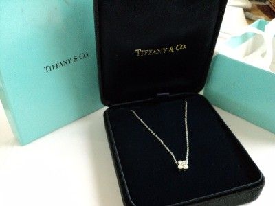 TIFFANY & CO. Platinum & .24 cwt. Diamond Necklace  