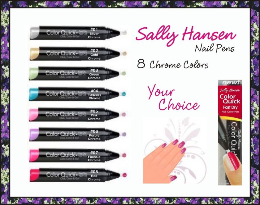 Sally Hansen Color Quick, Fast Dry Nail Polish Pen ~ Choose from 8 