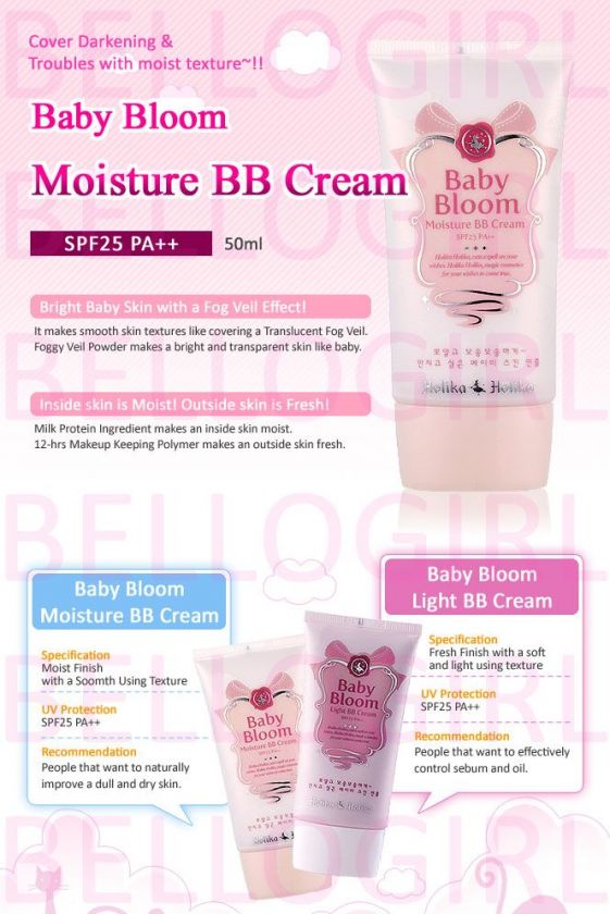 Holika Holika Baby Bloom Moisture BB 50ml BELLOGIRL  