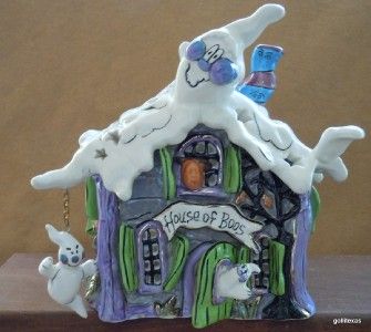 House of Boos Heather Goldminc 7.5 Ceramic NEW T Light Holder