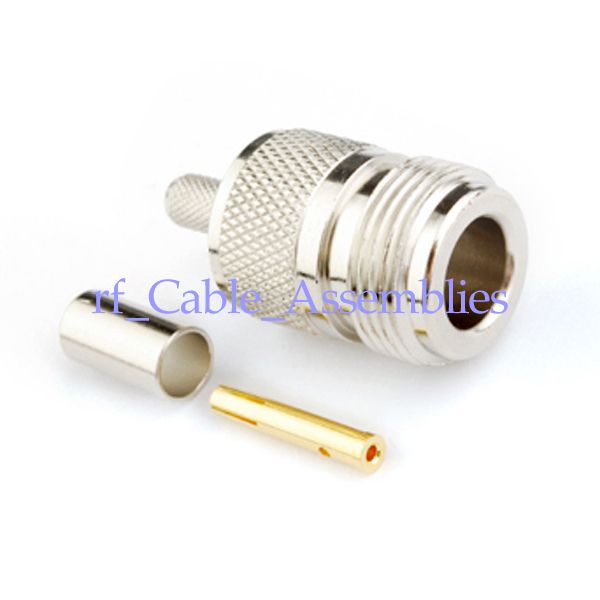 Crimp Jack RF connector for LMR195 RG58 RG142 RG400  