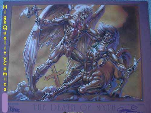 Name of Item? DEATH of MYTH Print.( Limited, Signed & Numbered 