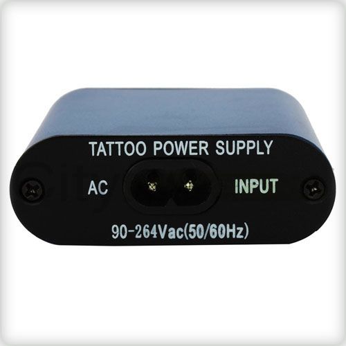 LED digital Mini Tattoo Machines Power Supply Blue Color  