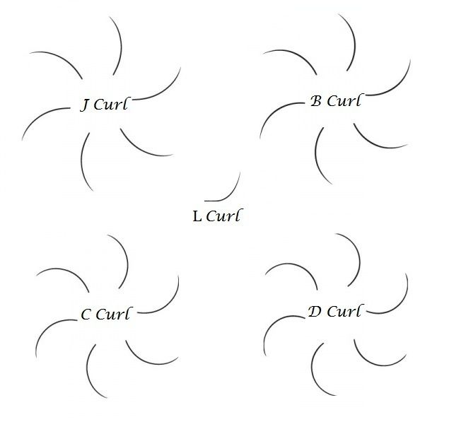 Individual Loose Silk Lashes C Curl .20 from 9mm to 15mm Eyelash 