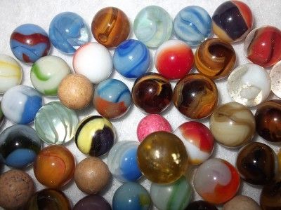 AKRO & PELTIER OLD, VINTAGE, ANTIQUE MARBLES #SG 171  