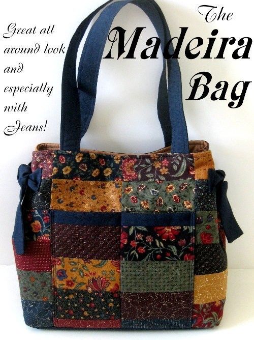 MADEIRA BAG   PURSE / TOTE BAG KIT Moda Fabric  