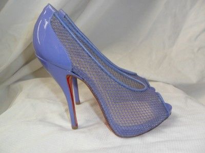 NIB Christian Louboutin lilac fishnet FETILO 35 5  