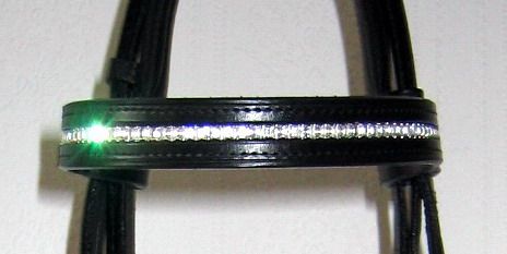 RARE FSS German Crystal COMFORT Bling DRESSAGE Bridle WITH SWAROVSKI 