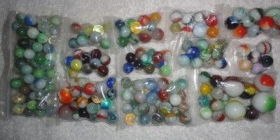 23LBS OF OLD,VINTAGE MARBLES ~ CORK, SWIRL& MORE  