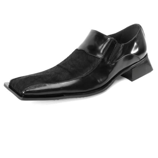 ZOTA UNIQUE BLACK BROWN DESIGN MEN’S DRESS FASHION SHOE G803 30 