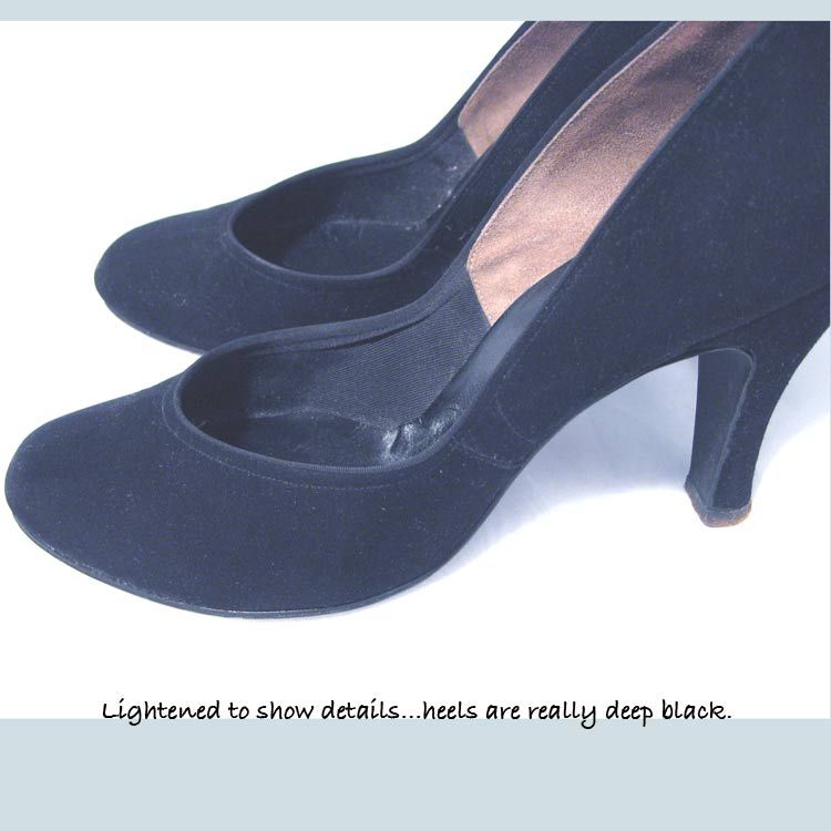 Add these amazing Bakelite shoe clips shown below, another unique 