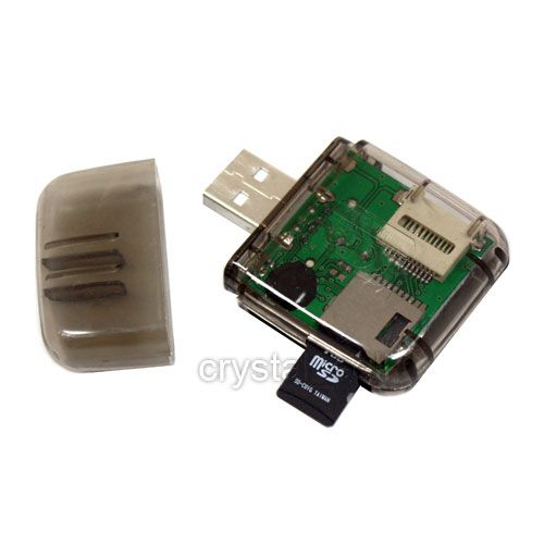 External Multiformat TF/Micro SD/MMC/RS Card Reader US  