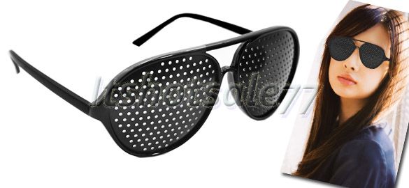   Pinhole Spectacles Astigmatism Eyesight Improve Eyes Glasses Eyewear