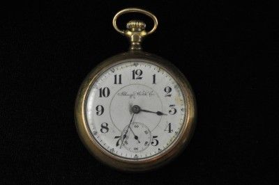 VINTAGE 18S ILLINOIS 17J POCKETWATCH FROM 1904 RUNNING  