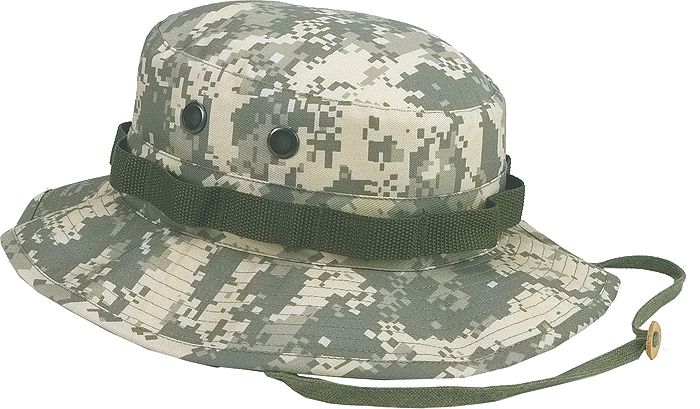 ACU DIGITAL CAMOUFLAGE Wide Brim Sun Fishing BOONIE HAT  