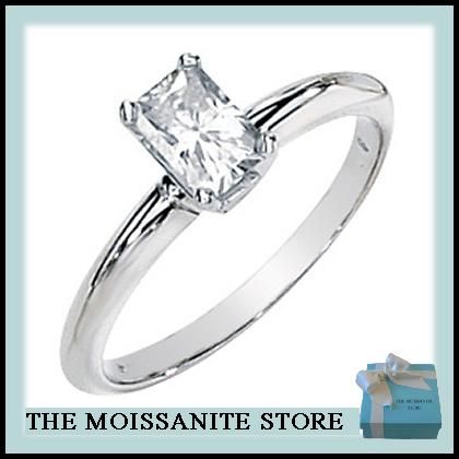 50 CT MOISSANITE RADIANT ENGAGEMENT RING  