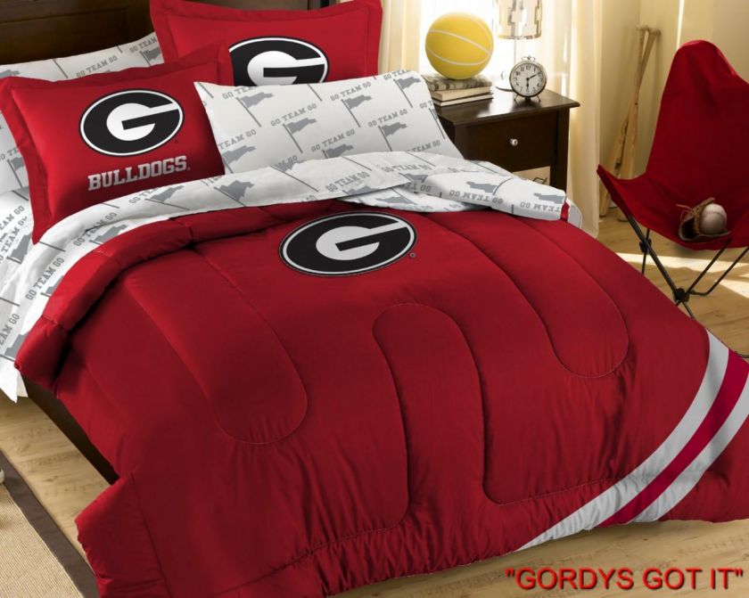 COLLEGE FULL COMFORTER BED SET 7 PIECE *MORE TEAMS*  