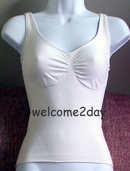 SassyBax Torso Body Shaper Trimmer Cami PEARL MEDIUM  