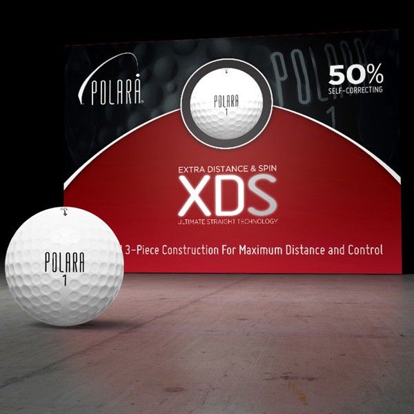   POLARA XDS EXTRA DISTANCE ANTI SLICE ULTIMATE STRAIGHT GOLF BALL BALLS