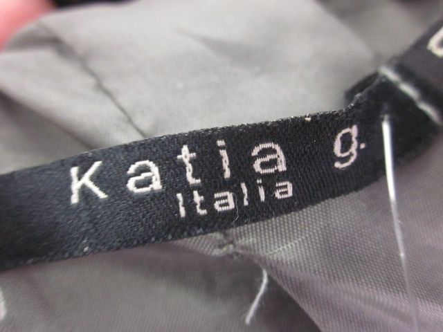 You are bidding on a KATIA G Gray Wool Belted Zip Up Long Jacket Coat 