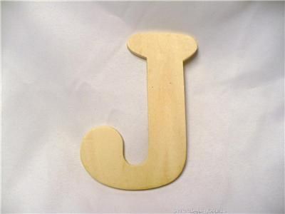 Wood Letter   J  