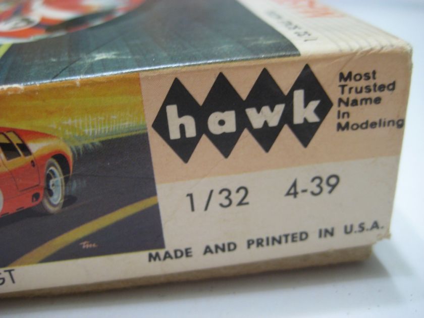 Hawk Maserati 5000 GT Plastic 132 Kit (USA 1965) NIB  