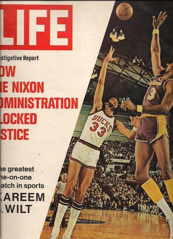 KAREEM ABDUL JABBAR vs WILT CHAMBERLAIN LIFE BASKETBALL  