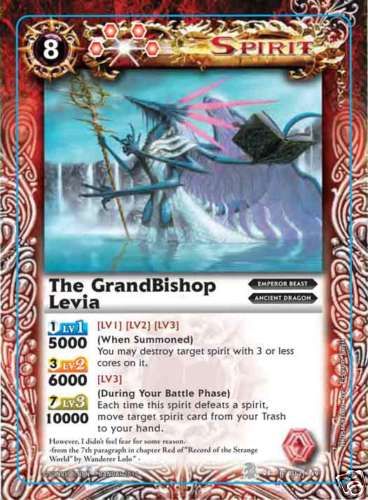 Battle Spirits Foil Rare GrandBishop Levia #012/149 X1  