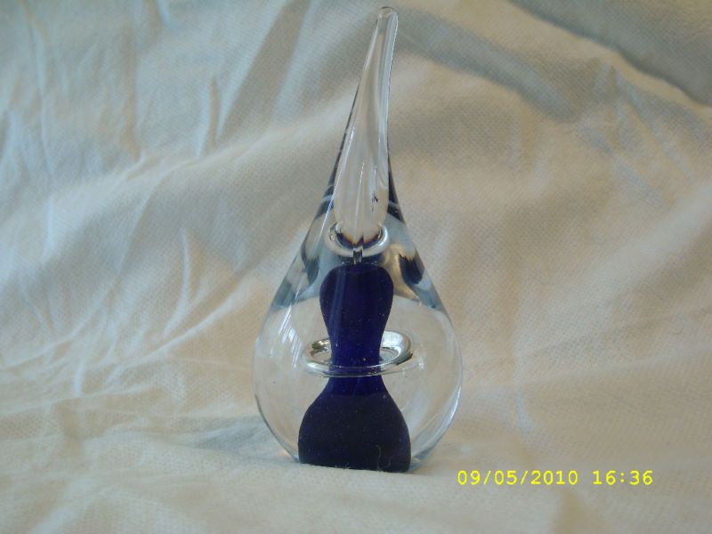 Adam Jablonski Lead Crystal Art Glass/Paperweight   New  