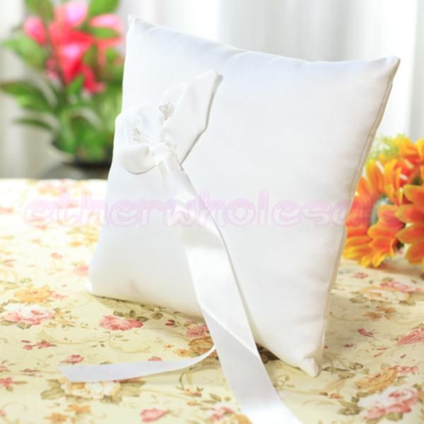 Wedding Ceremony Satin Ring Bearer Pillow different styles you u pick 