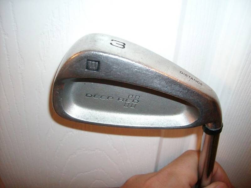 Wilson Deep Red II Distance 3 Iron Fatshaft Stiff Steel  