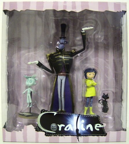 CORALINE PVC Figurines 3 Pack Neca 2008  