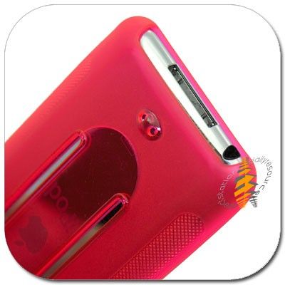 PINK TPU GEL SKIN CASE+ARMBAND iPod Touch 4th Gen 4G 4  