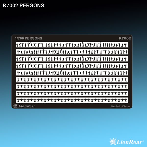 R7002 1/700 LionRoar PERSONS Figures Crew  