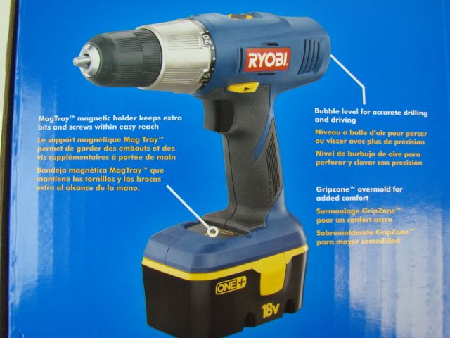 NEW RYOBI P807 Circular Saw+ Drill 18V ONE+ battery+charger p205 p501 