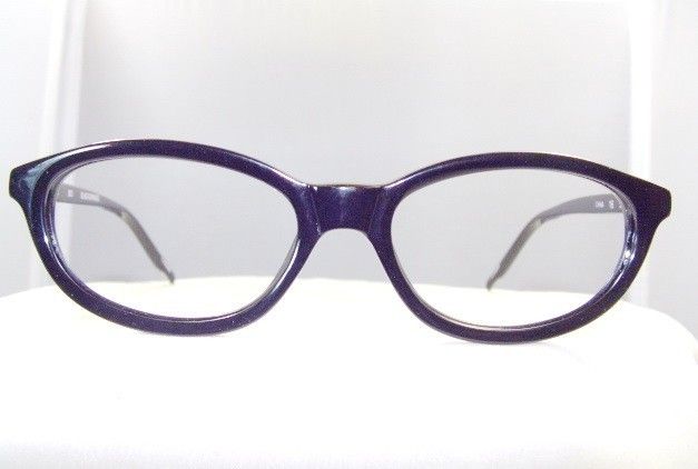 NEW NEXT 883 SOLID BLACK CAT OVAL EYEGLASS FRAME  