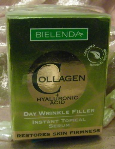 BIELENDA * COLLAGEN+HYALURONIC ACID * DAY WRINKLE FILLER * Instant 