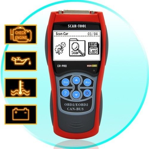 Professional Grade OBD II + EOBD Code Reader / Scanner  