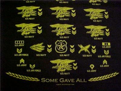   SEAL TEAM AMERICAN HEROES TRIBUTE SHIRT AUGUST 6, 2011 SZ.LARGE  